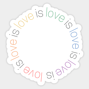 love is love is love is love Sticker